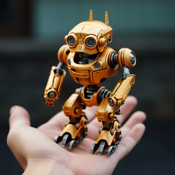 3D打印机械人模型