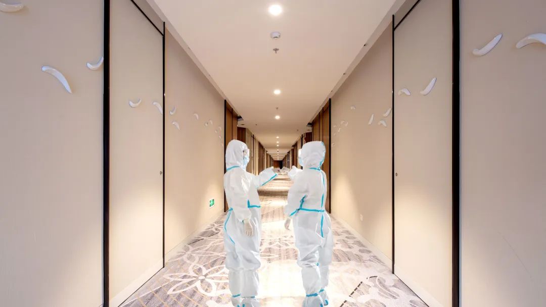 隔离酒店医护人员