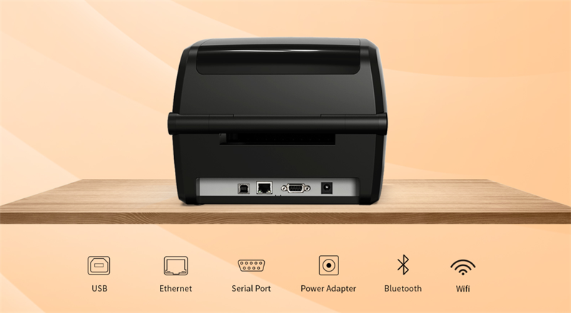 918.com标签打印机支持多接口衔接